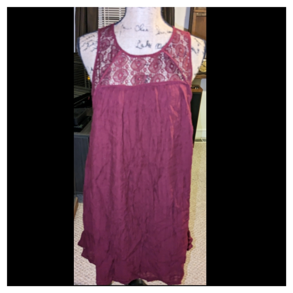 Large Burgundy Dress from Target